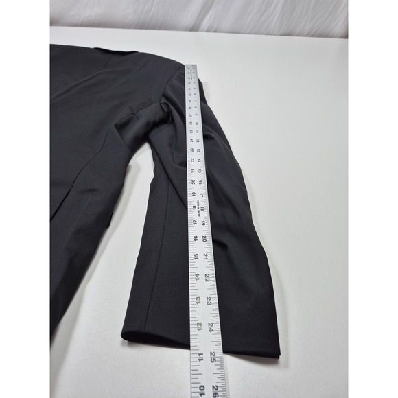 Roberto Zanieri Blazer Mens 40R Black Super 100s Wool Gold Buttons Italy NWT - Picture 10 of 11